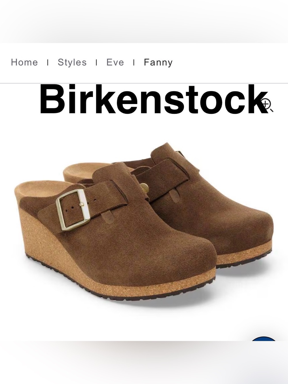 Birkenstocks’ Papillio Fanny Ring-Buckle -Dark Tea-Suede -  NEW- size 40 & 39  a